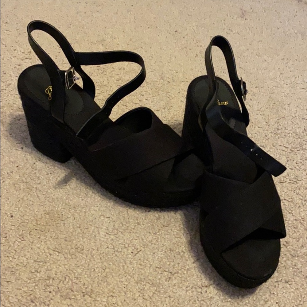J. Crew black heels
